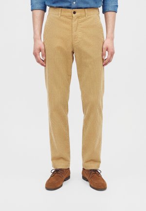 Tommy Hilfiger, DOVER WIDE WALE CORDUROY - Pantalon classique - gentle gold-coloured