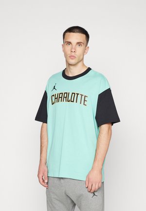 Nike Performance NBA CITY EDITION CHARLOTTE HORNETS COLOR BLOCK TEE - Klubska moštva - mint