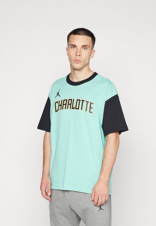 NBA CITY EDITION CHARLOTTE HORNETS COLOR BLOCK TEE - Club wear - mint