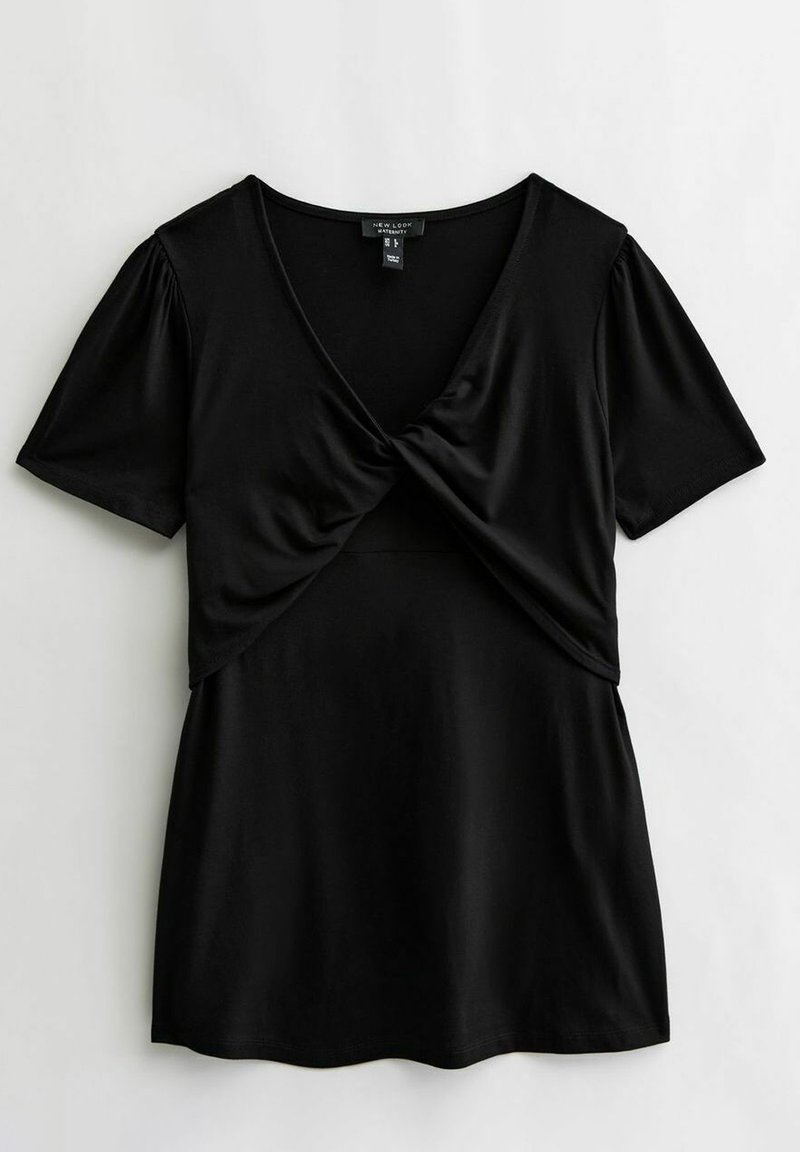New Look Maternity T-shirt print zwart