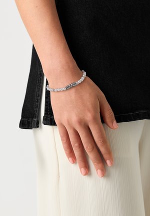 HERRING BEADED BRACELET UNISEX - Bracelet - white