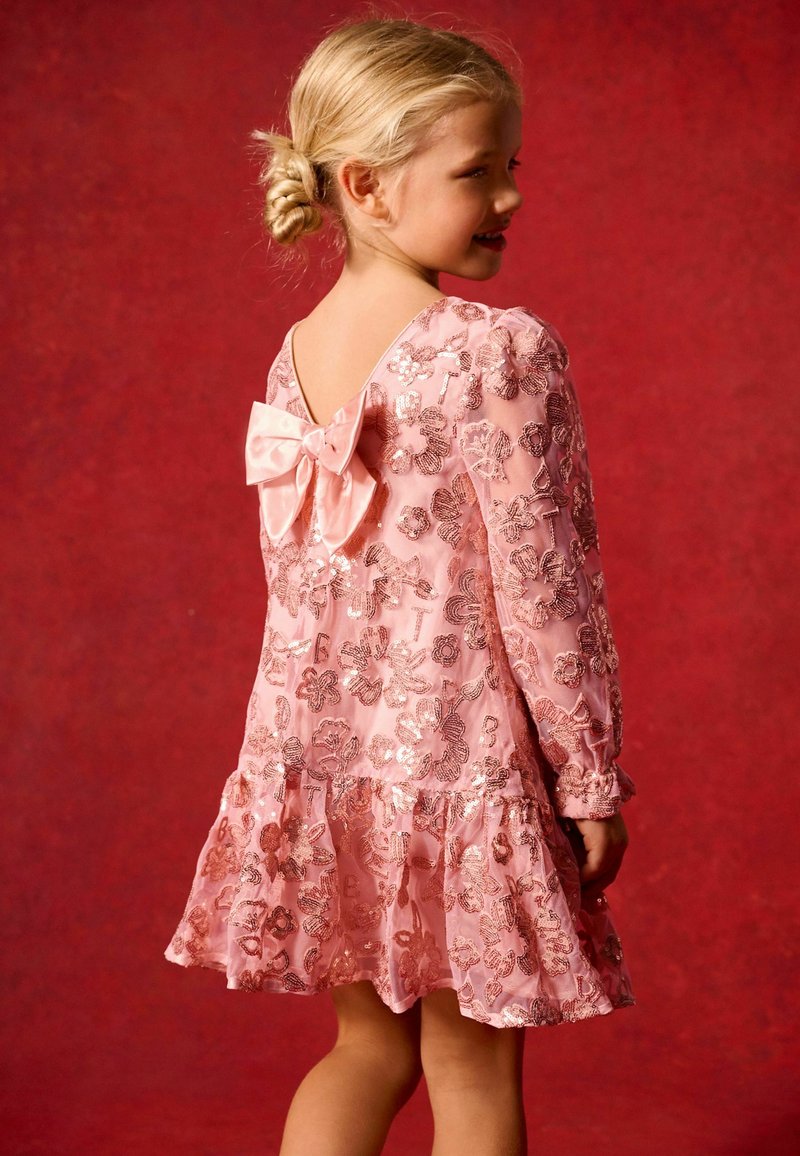 ted baker gold sequin dress NOOSH