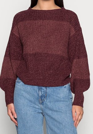 Strickpullover - bordeaux