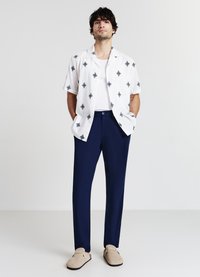 Calliope RICAMATA - Camicia - var bianco lana