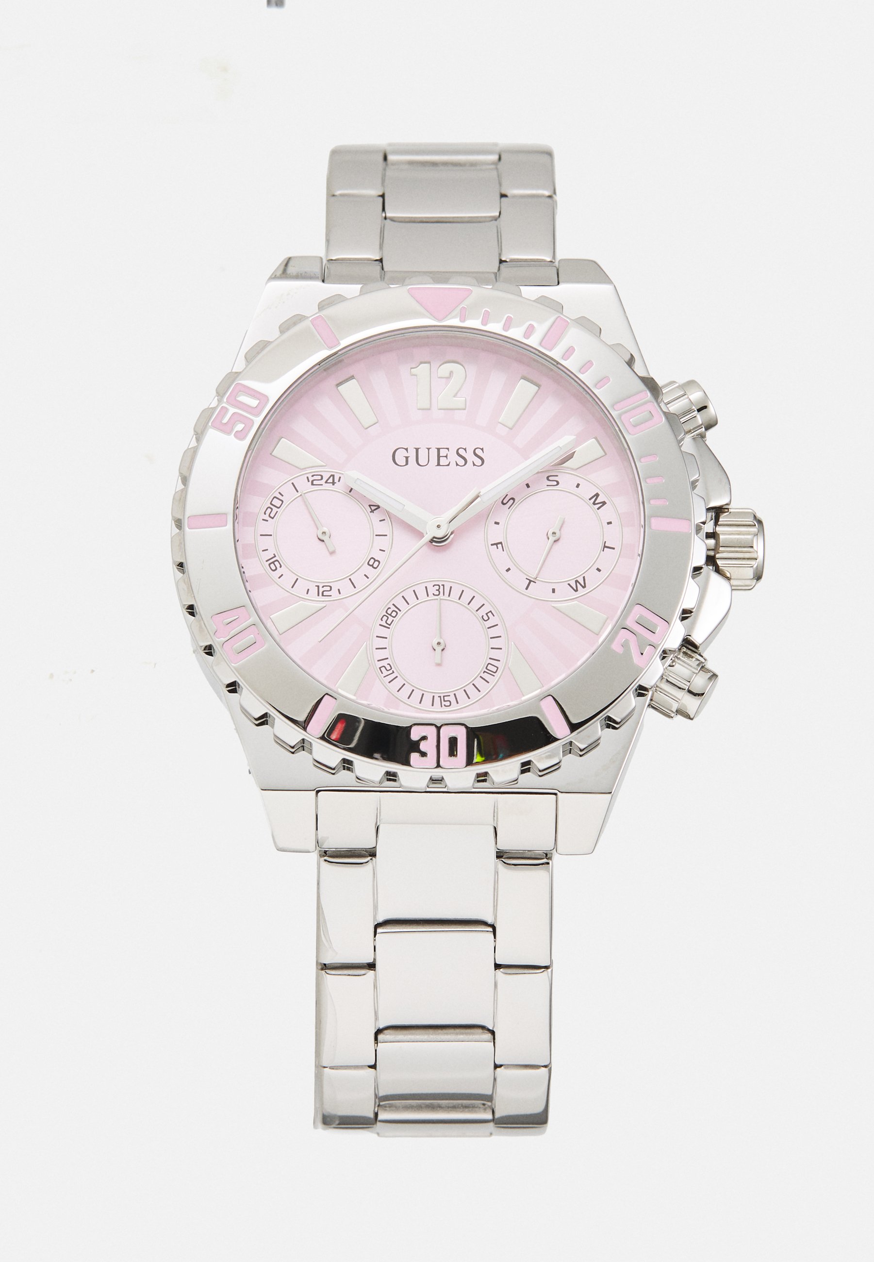 Pink and Silver GUESS Watch GUESS Women main image 2