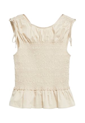 comma, BLUSE - Blouse - helles beige
