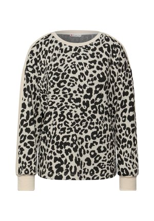 JACQUARD - Langarmshirt - beige