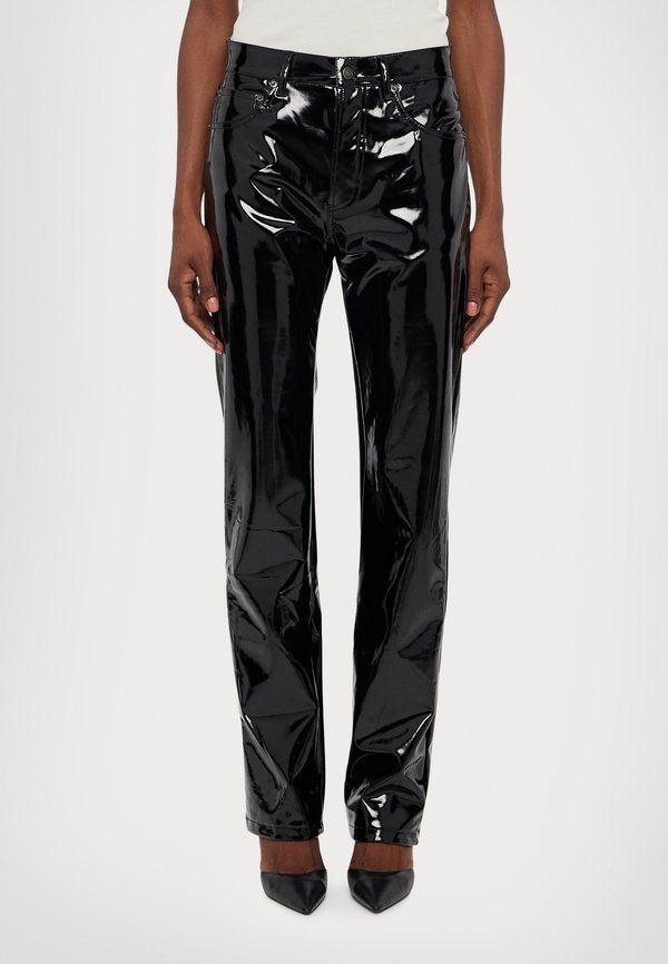 STRETCH STRAIGHT FIT TROUSERS - Trousers