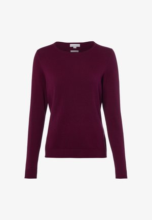 brookshire, BROOKSHIRE PULLOVER - Strickpullover - aubergine