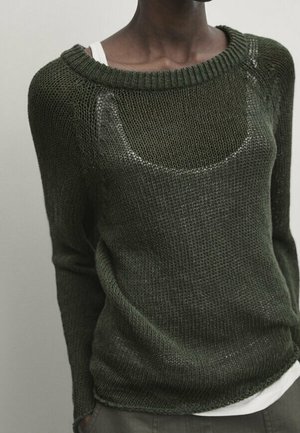 Pullover - khaki