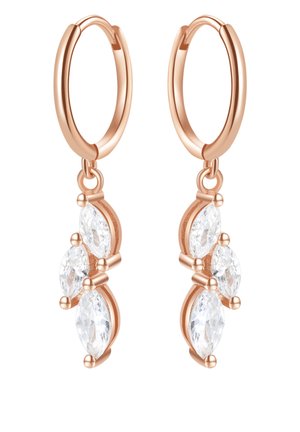 CLUSTER HUGGIE - Boucles d'oreilles - rose gold-coloured