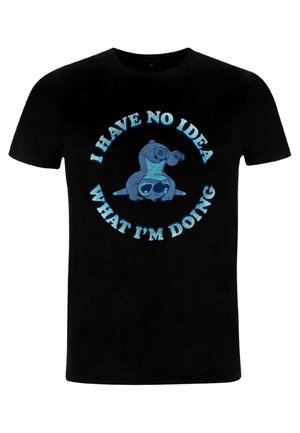 Disney LILO & STITCH NO IDEA - Print T-shirt - black