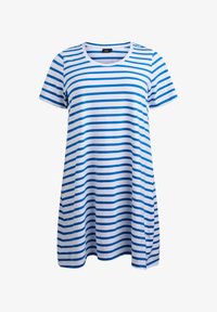Selected, daphne blue stripe