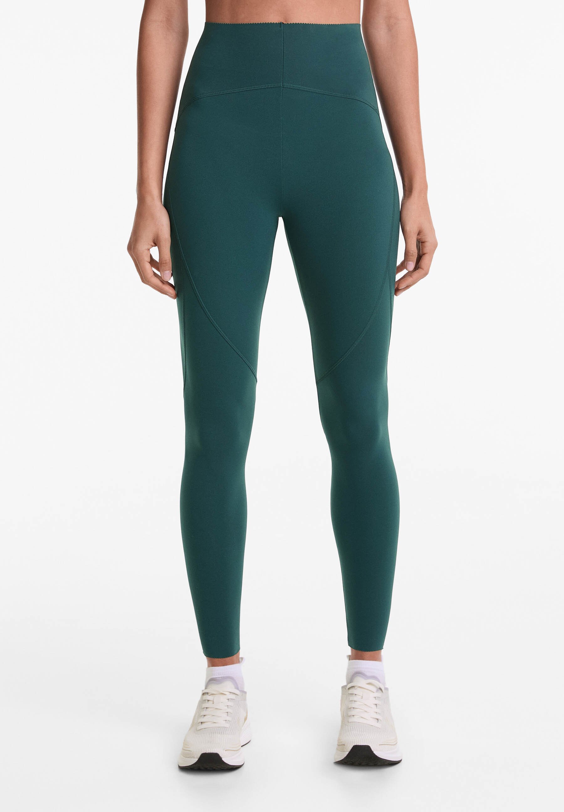 Waist Legging Compresivo Oysho Grey Leggins Oysho Oysho Pants