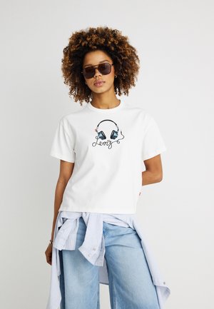 Levi's® GR VINTAGE TEE - Μπλουζάκι με στάμπα - bright white