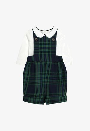 JoJo Maman Bébé TARTAN SET REGULAR FIT - Kombinezons ar lencēm - navy