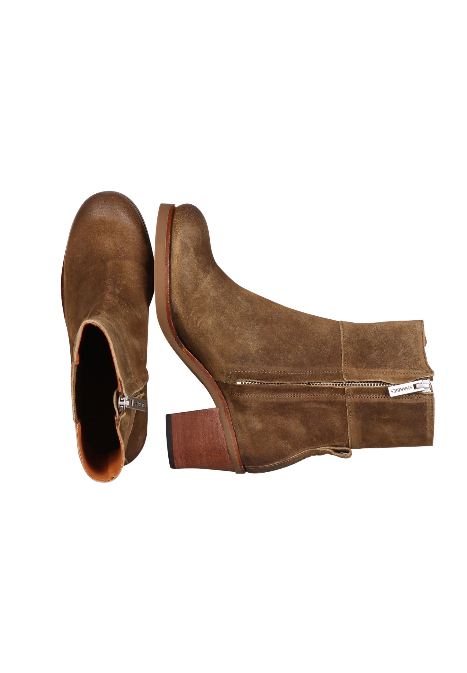 Shabbies Amsterdam Boots à talons - warm brown/marron - ZALANDO.FR