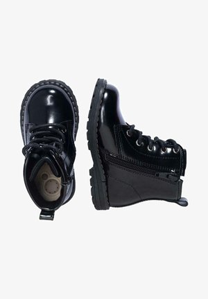 Botines con cordones - black