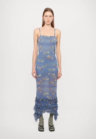 AVAVAV LONG SMOCK DRESS - Maksi suknelė - blue