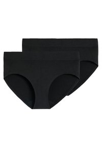 Schiesser 2-PACK CASUAL SEAMLESS - Slip - schwarz