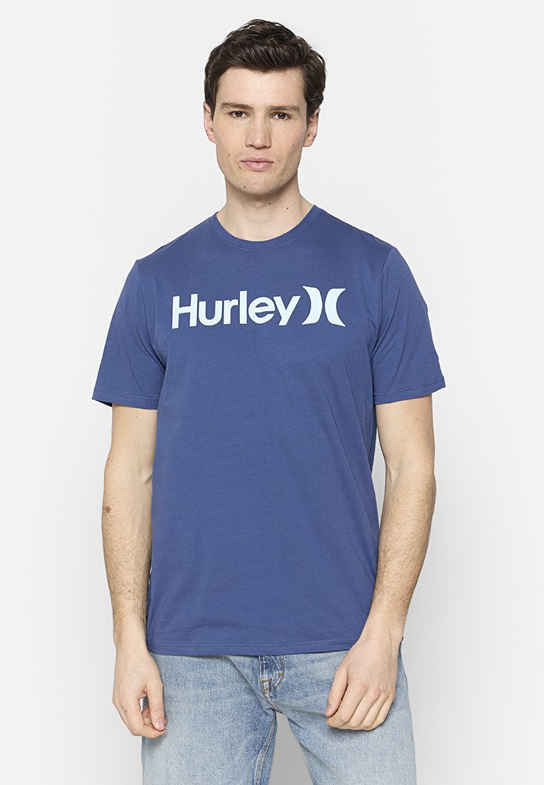hurley T-shirt print blauw