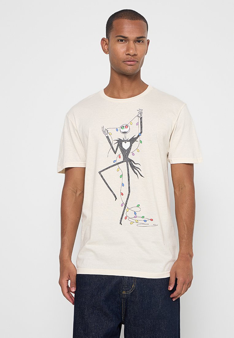 Disney T-shirt print beige