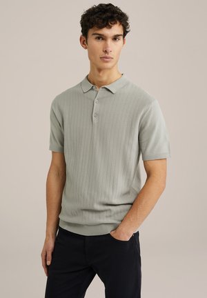 Polo shirt - blended light grey