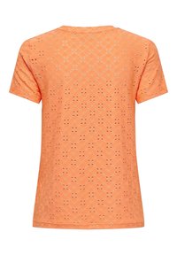 JDY 2ER-SET KURZARM RUNDHALS - Basic T-shirt - rot/orange