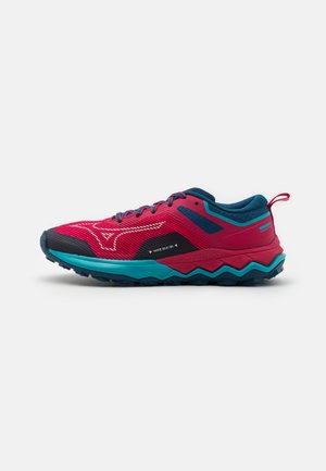 Mizuno WAVE IBUKI 4 - Trail hardloopschoenen - jazzy/bluebird/blue opal