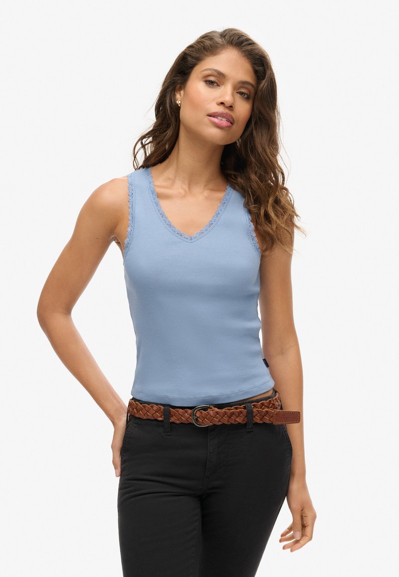 Superdry & Co TRIM - Top - tidal blue