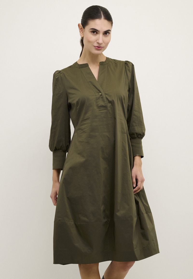 Culture 3/4 SLEEVE Day dress burnt olive/olive Zalando.ie