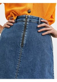 Selected Femme A-linjekjol - dark blue