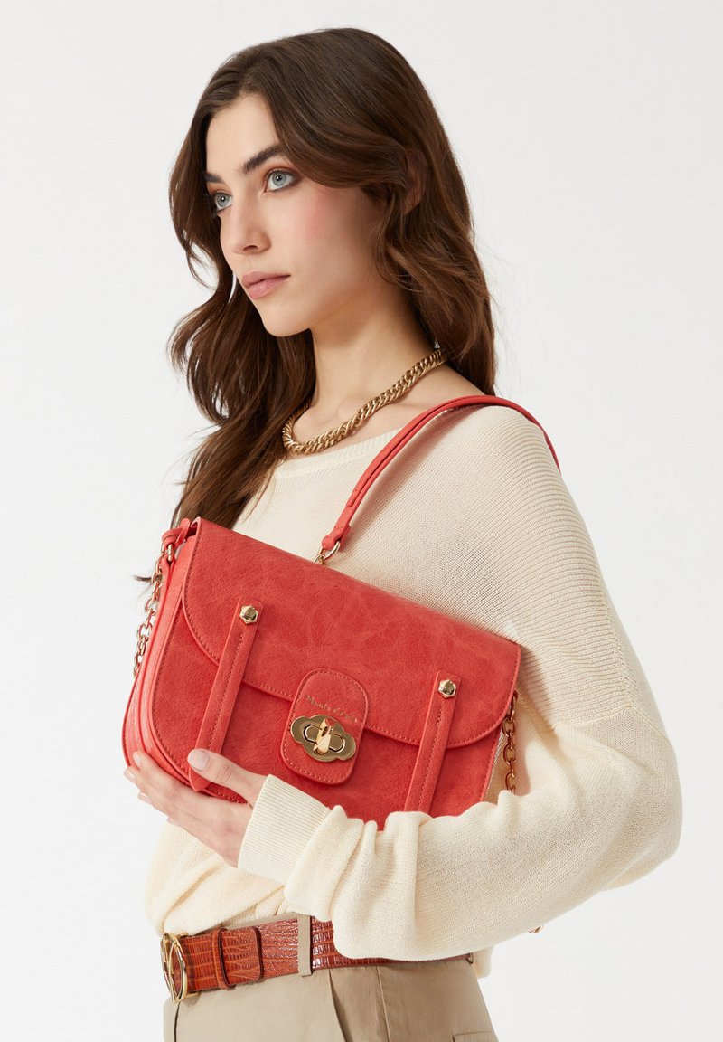 Manila Grace BORSA PER DONNA - Borsa a mano - arancio