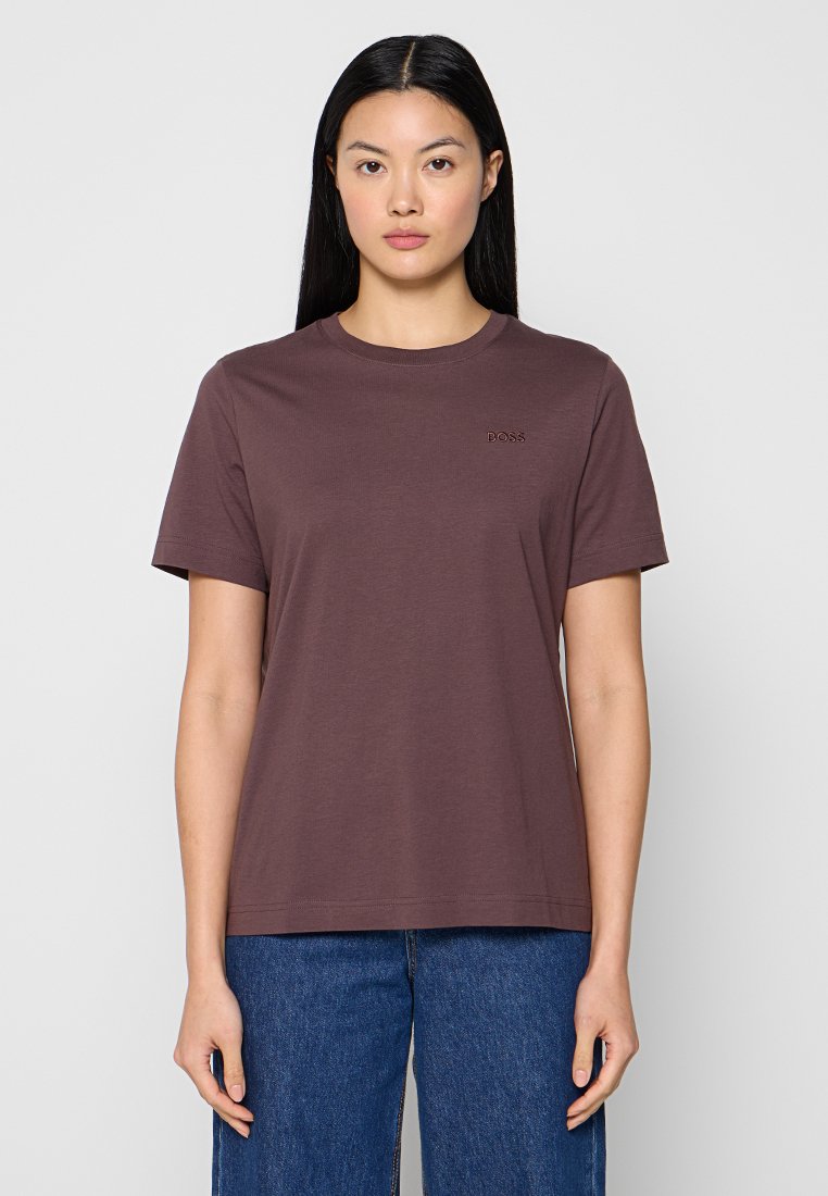 Boss T-shirt basic rood Boss T-shirt basic rood