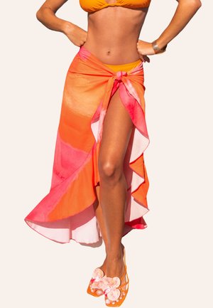 Cupshe VIBRANT TIE-DYE  - Accessorio da spiaggia - orange pink