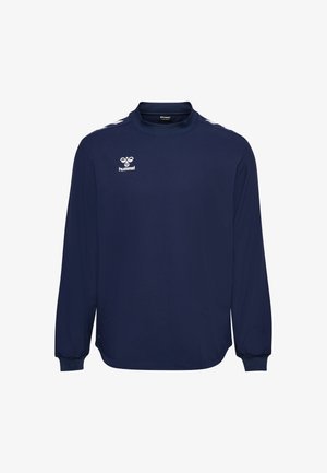 Hummel, HMLRUGBY CONTACT L/S - Sweatshirt - marine