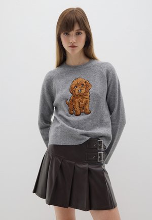 Jersey de punto - grey marl