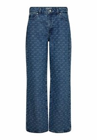 AUGUSTA WASH PUNCH NEEDLE - Blugi drepți - denim blue