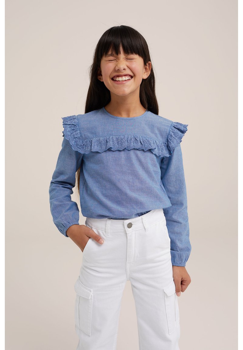 WE Fashion BLUE RIDGE - Blusa - blue