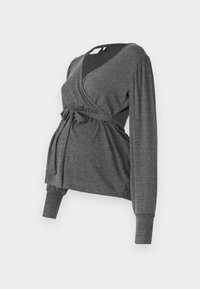 LANABELLA TESS - Top dugih rukava - black/dark grey