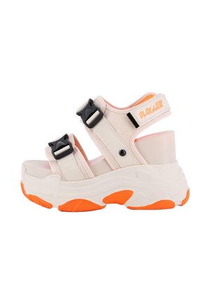 Sandalias con plataforma - beige