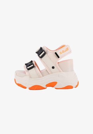 Blogger Sandalias con plataforma - beige