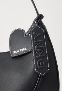 DKNY SADIE SHOULDER BAG - Rankinė - black/silver-coloured