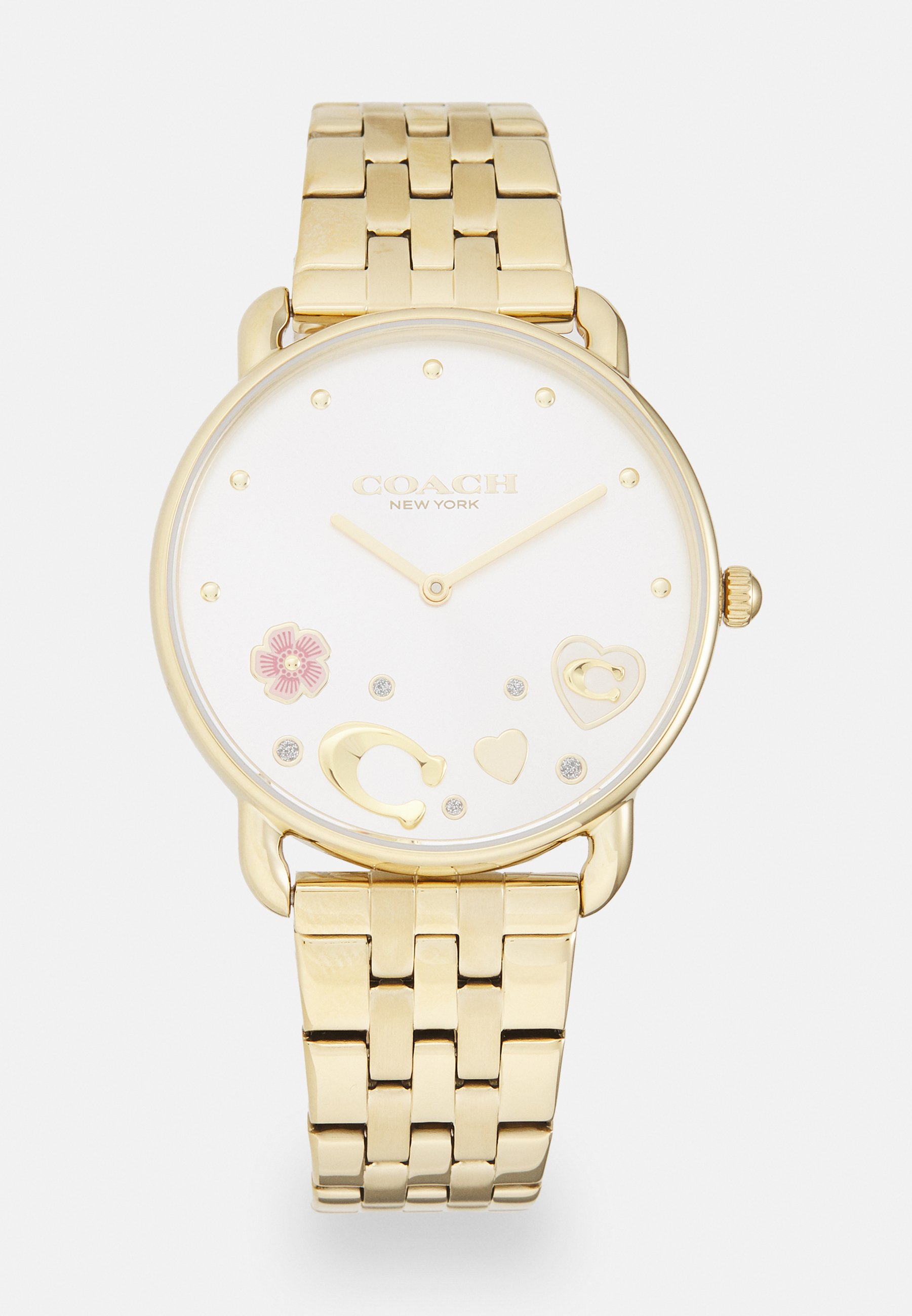 COACH ELLIOT - Watch - gold-coloured/silver-coloured/white 