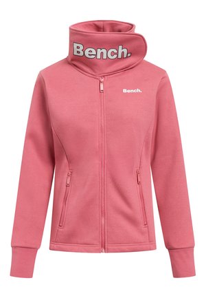 Bench HAYLO - Zip-up sweatshirt - brightrose