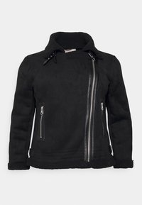 ONLY Carmakoma CARDIANA BONDED AVIATOR JACKET - Casaco de inverno - black