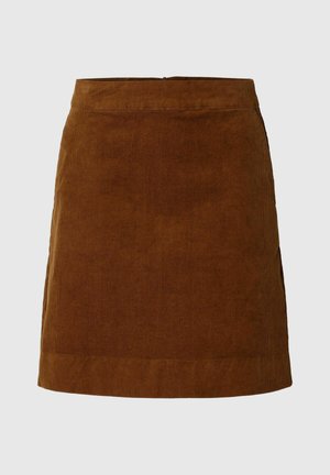 Selected, MINI SKIRT CORDUROY - Jupe trapèze - monks robe