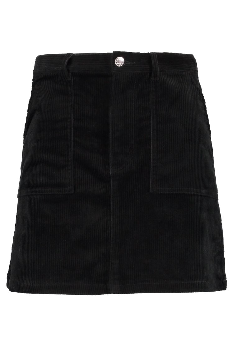 Jupe Monki A-Line Noire Pour Femme - Taille M, Courte, En Polyester