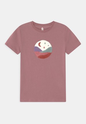 STEVIE EMBELLISHED - T-shirt con stampa - dusty berry
