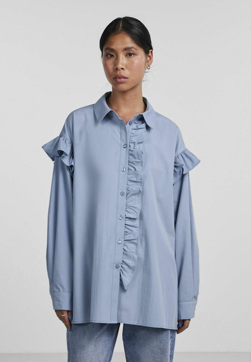 PIECES dam halsduk PCMOCCA - Faded denim main image 1